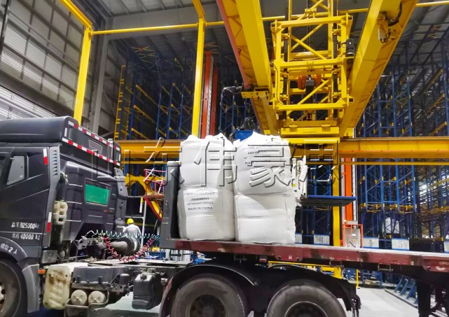 硫酸钠吨袋自动装车机，全自动吨袋装车机器人