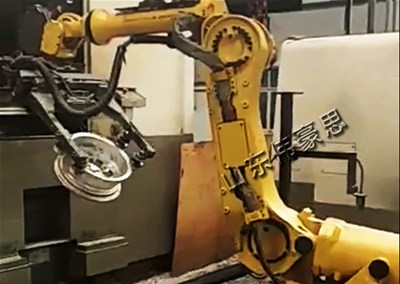 自动化轮毂机器人上下料是怎样工作的？