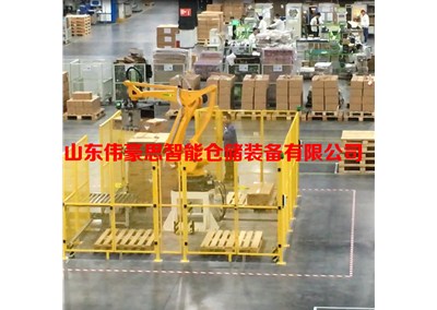 全自动码垛机哪家好 箱子机器人码垛机视频