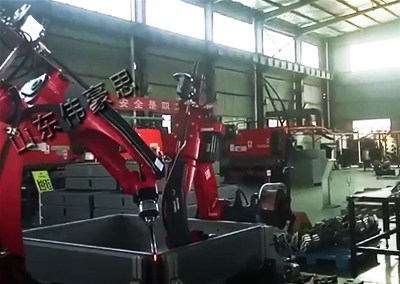 氩弧焊焊接机多少钱 管槽双工位焊接机器人视频
