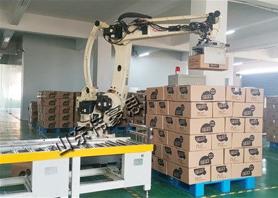 箱装智能码垛机器人 自动包装码垛生产线