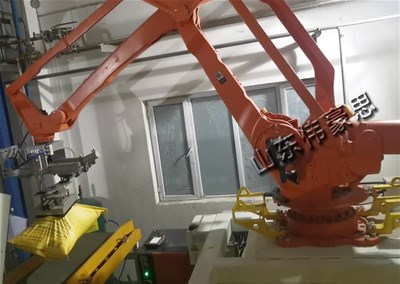 塑料颗粒全自动拆垛机 机器人拆垛机运行原理