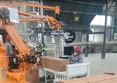 箱装油码垛搬运机器人 自动装箱码垛机作业流程