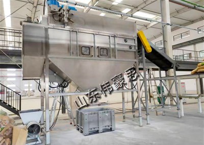 50KG石墨粉自动拆袋机 粉料拆包机试机现场