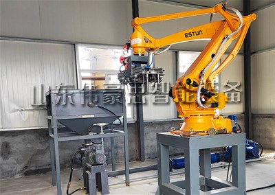 尿素肥自动拆包机器人是怎样工作的？