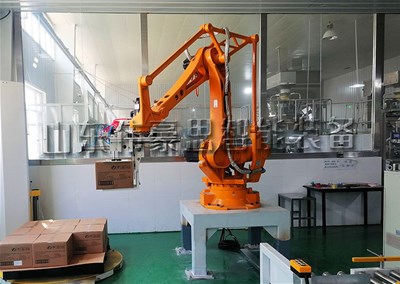纸箱搬运码垛机器人 方纸箱全自动码垛系统