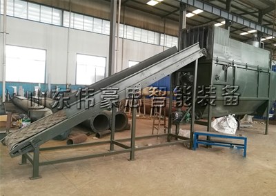 水泥拆包机是怎样做到无尘减少污染的？