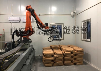 活性炭码垛机器人不能行进或后退的排障方法