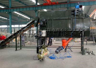 自动水泥拆包机的工作原理