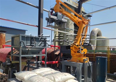 硫磺自动拆垛破袋器，潍坊自动拆包机器人厂家