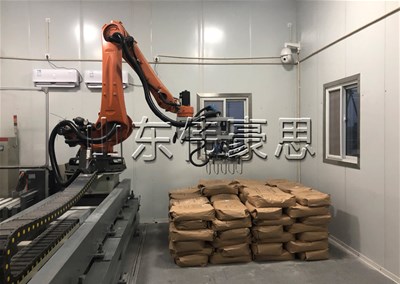 硝酸铵自动码垛机器人 全自动码垛机性能优势