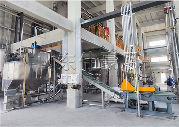 自动挤压破碎机+自动拆包机+管链提升机