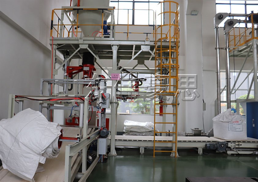 纯碱全自动吨袋包装机 连续式吨包包装系统案例 实现包装无人化